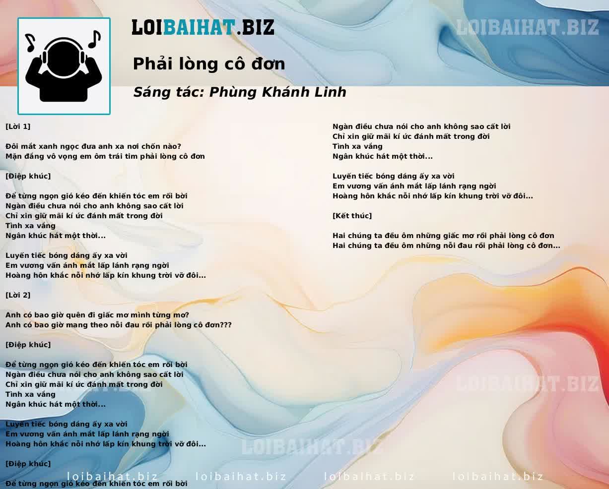 Phải lòng cô đơn