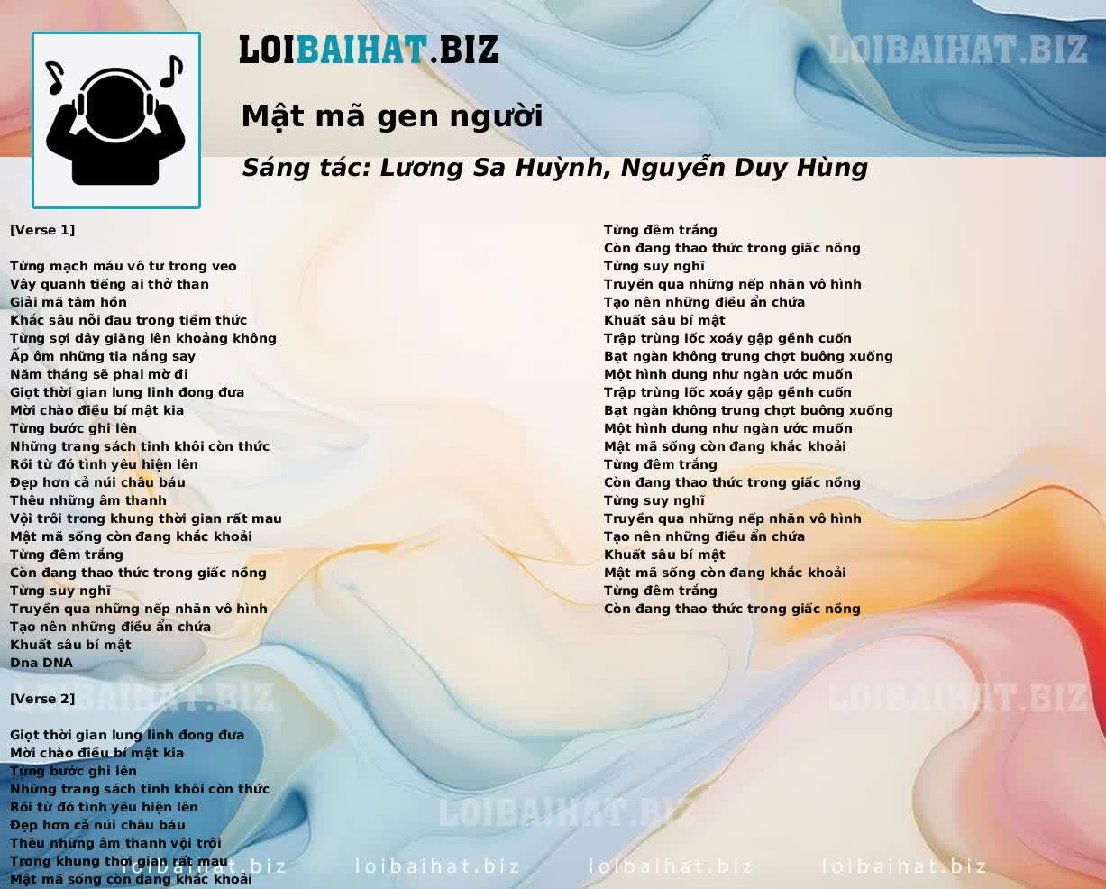 Mật mã gen người