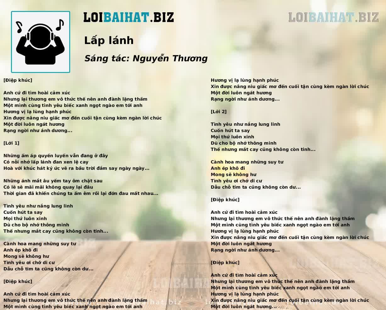 Lấp lánh