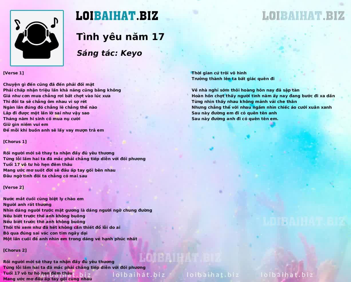 Tình yêu năm 17