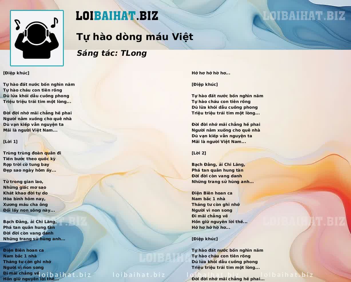 Tự hào dòng máu Việt