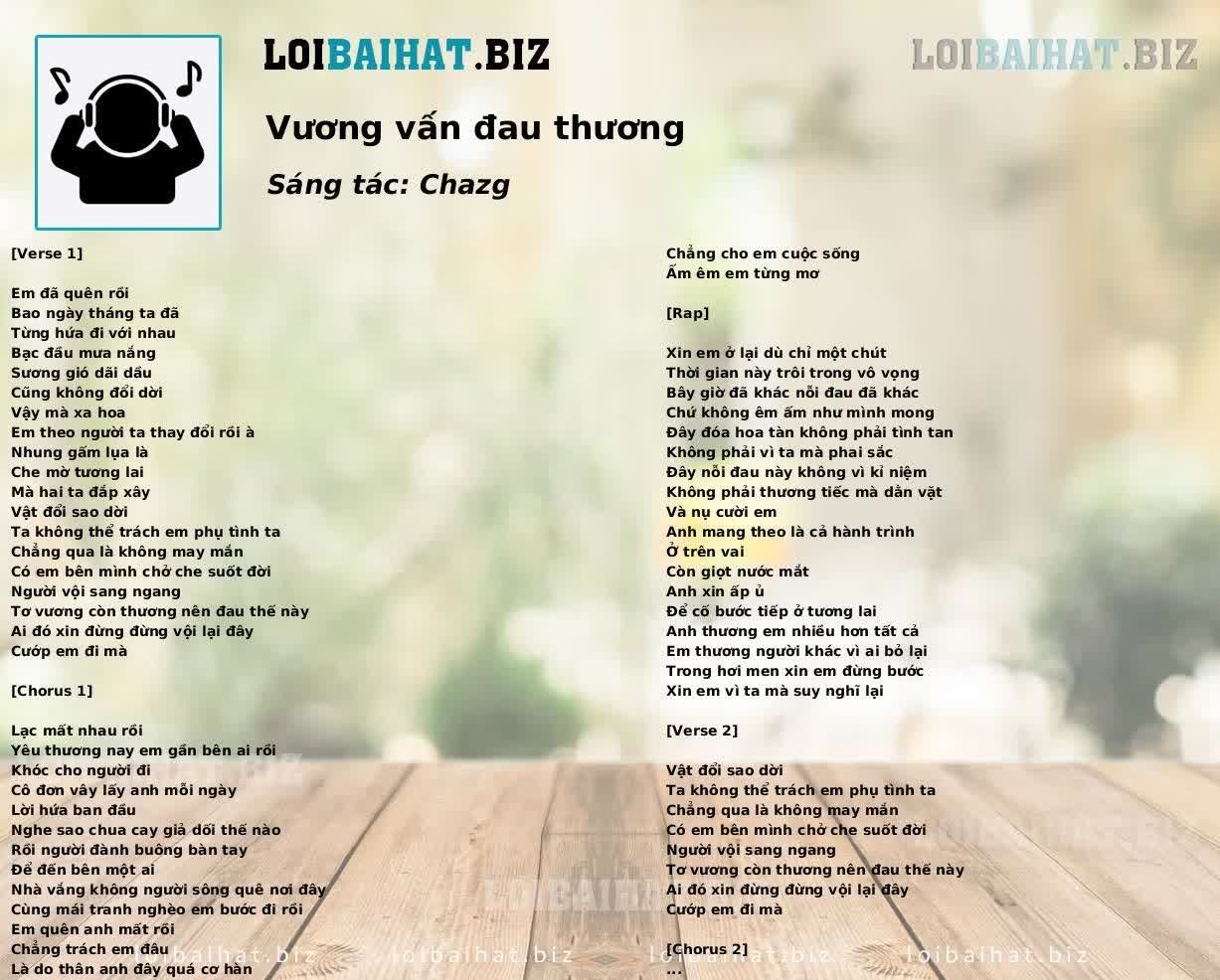 Vương vấn đau thương