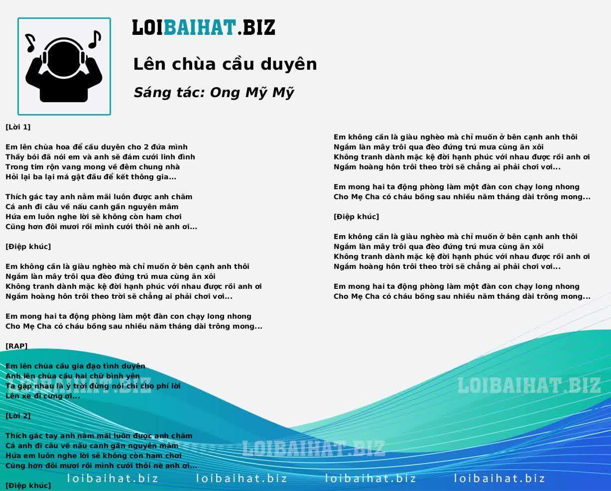 Lên chùa cầu duyên