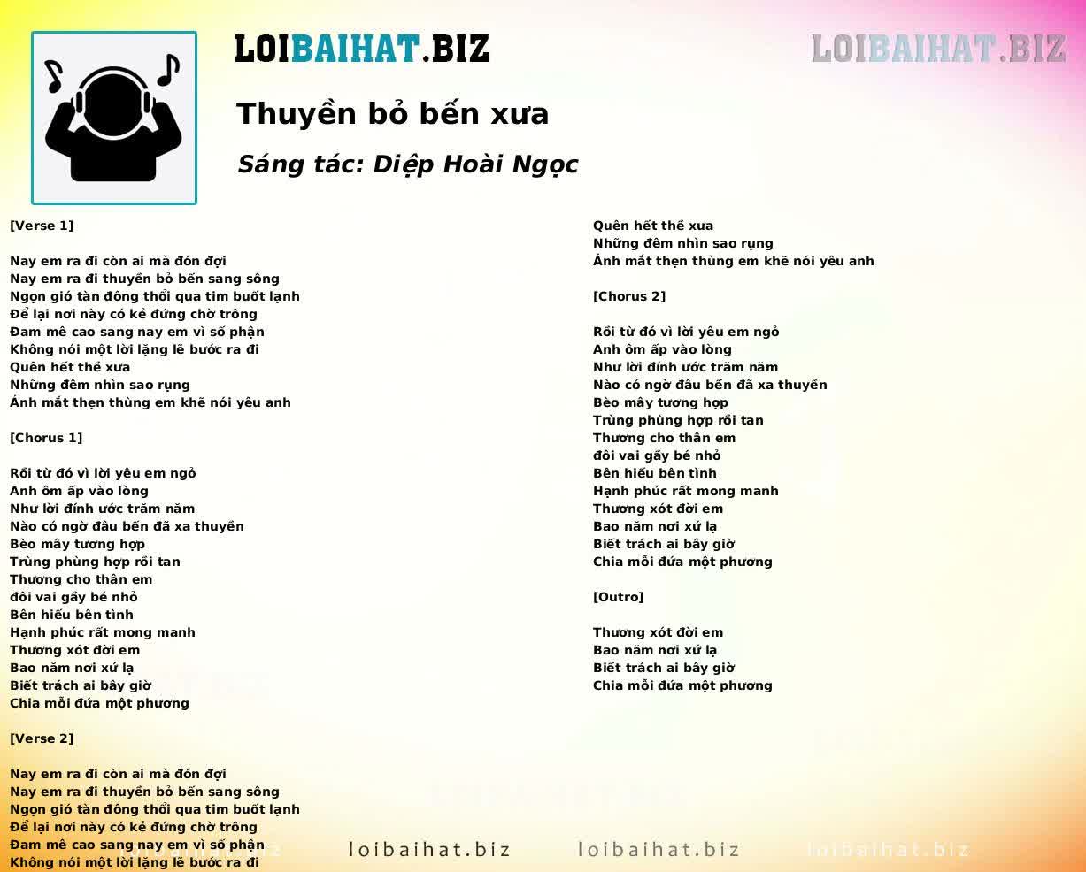 Thuyền bỏ bến xưa