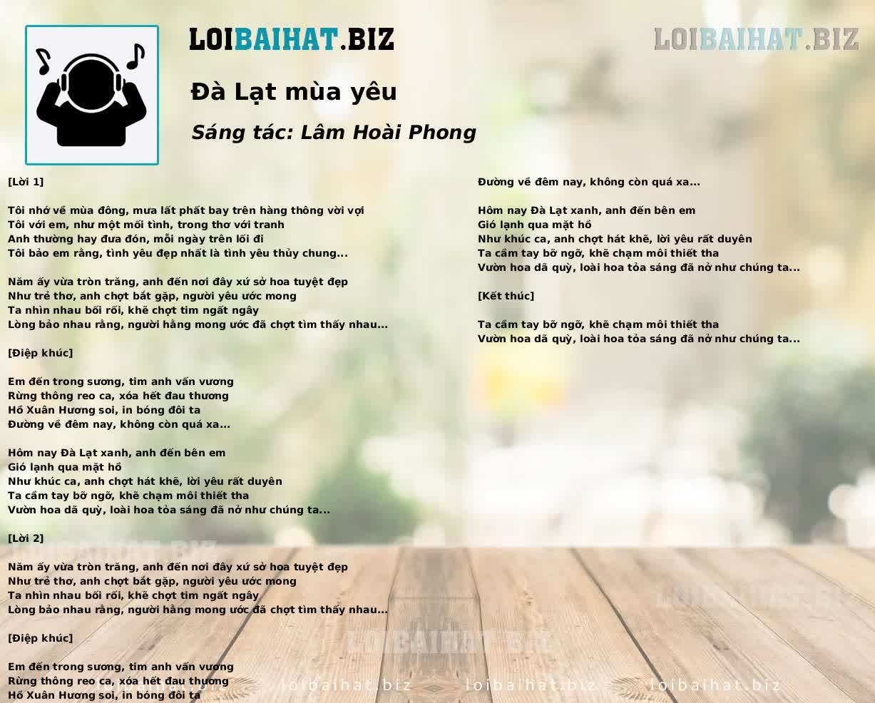 Đà Lạt mùa yêu