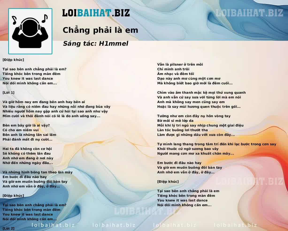 Chẳng phải là em