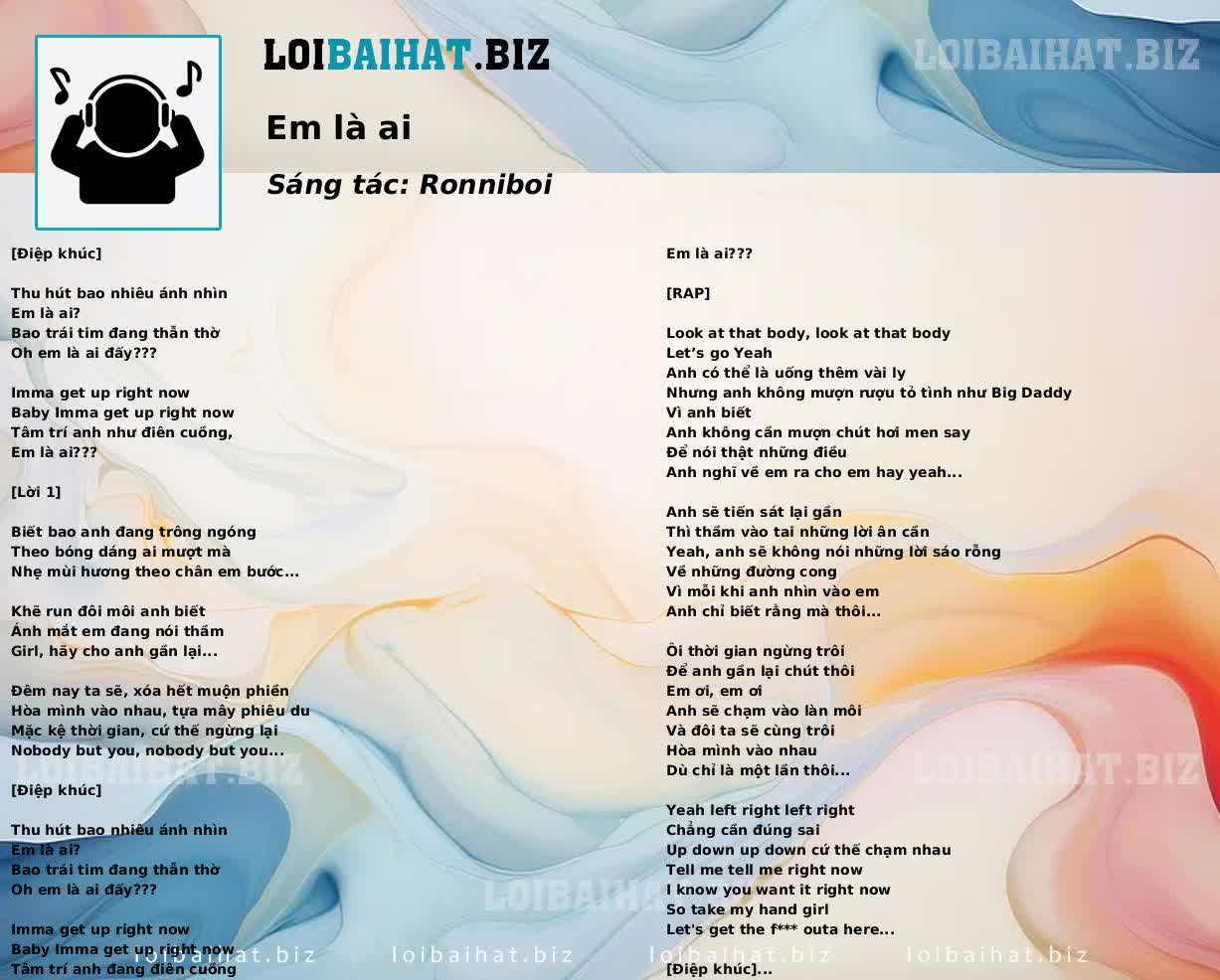 Em là ai