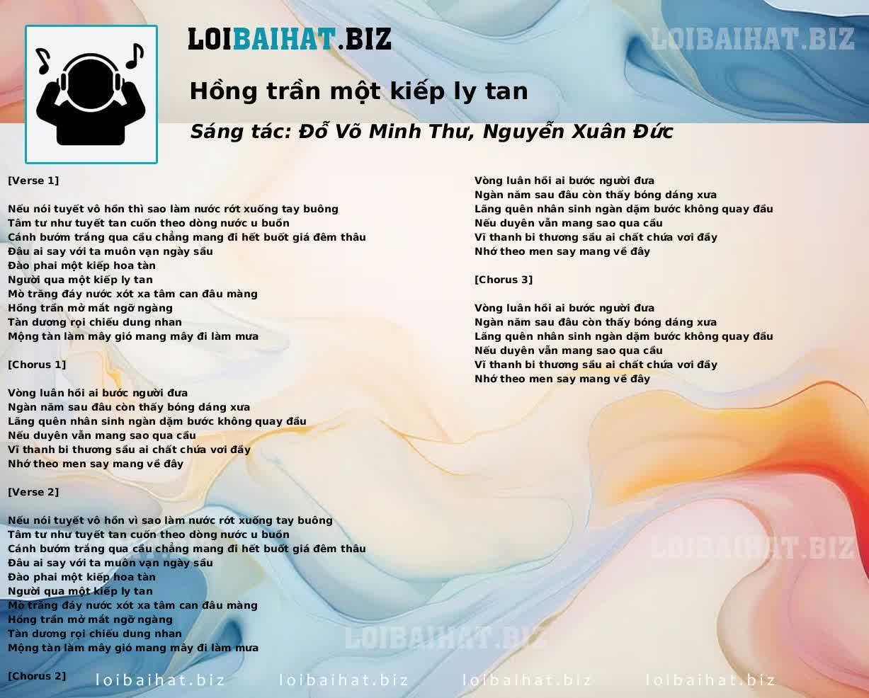 Hồng trần một kiếp ly tan