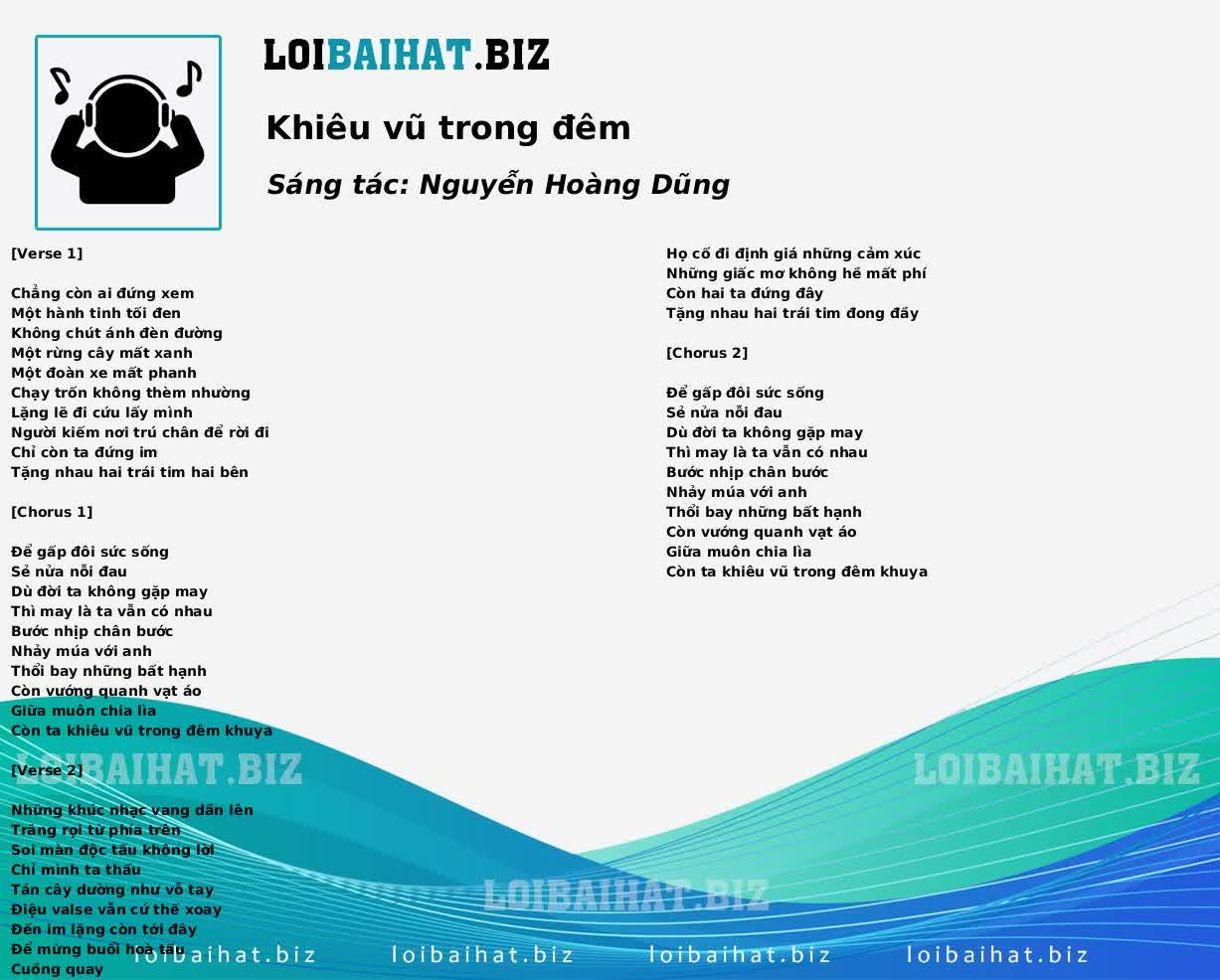 Khiêu vũ trong đêm