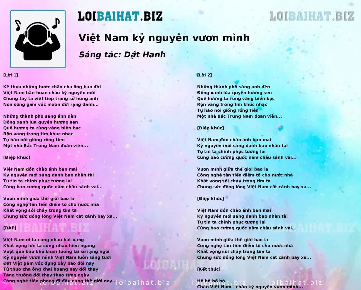 Việt Nam kỷ nguyên vươn mình