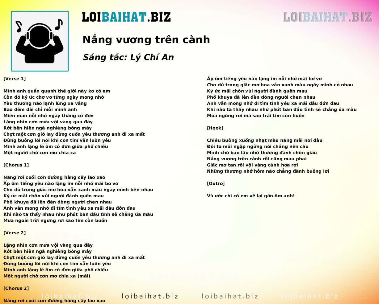 Nắng vương trên cành