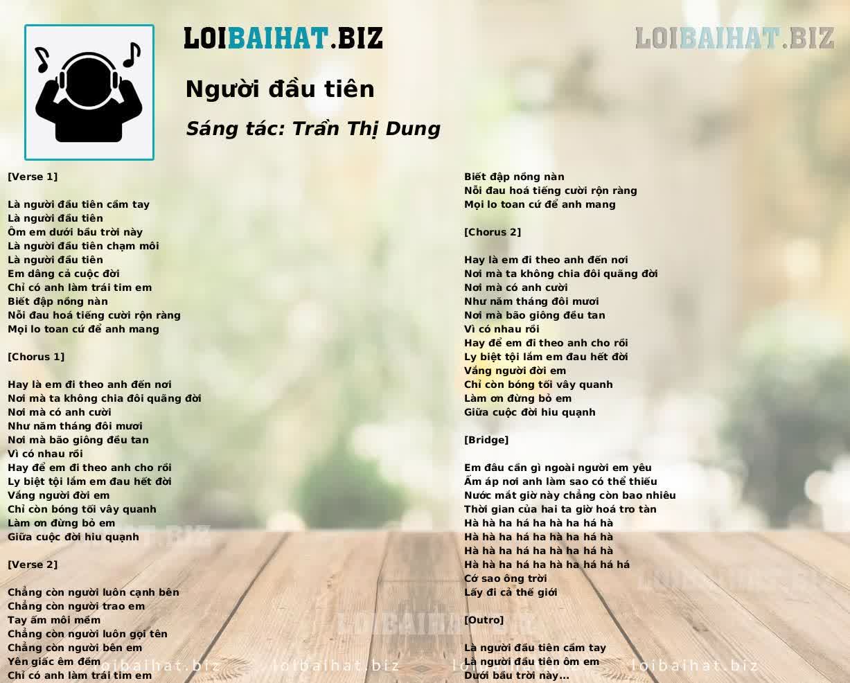 Người đầu tiên