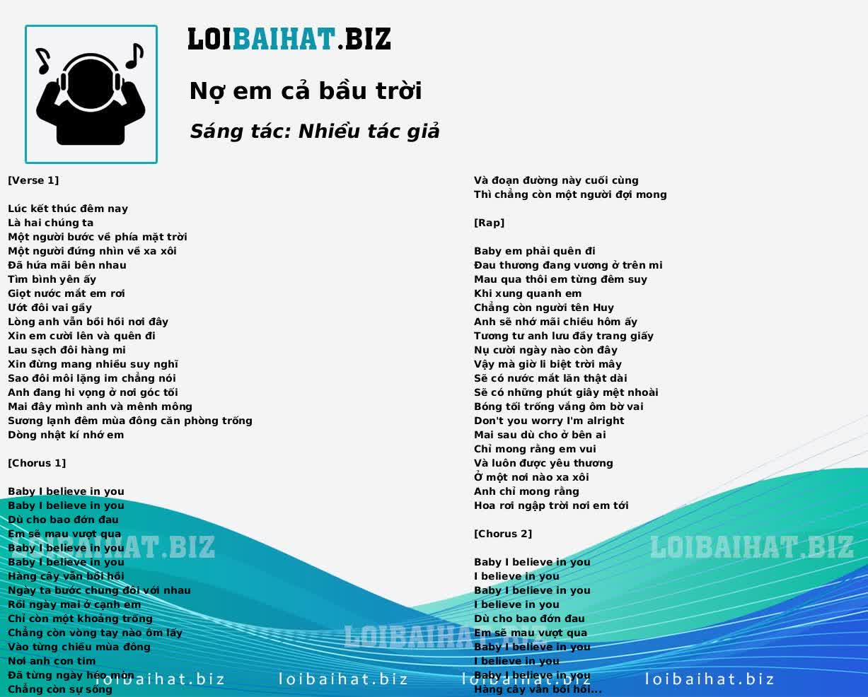 Nợ em cả bầu trời