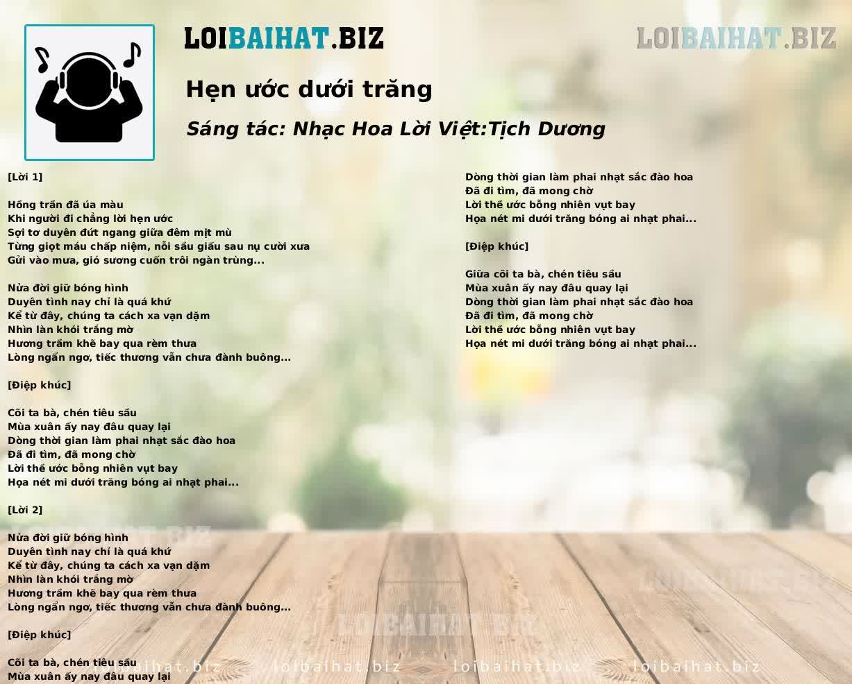 Hẹn ước dưới trăng