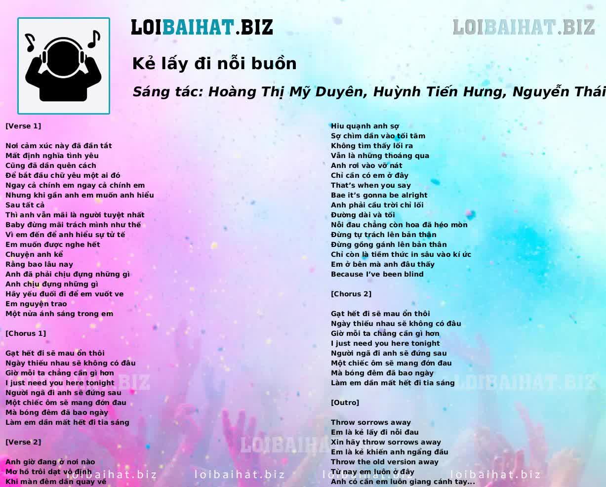 Kẻ lấy đi nỗi buồn