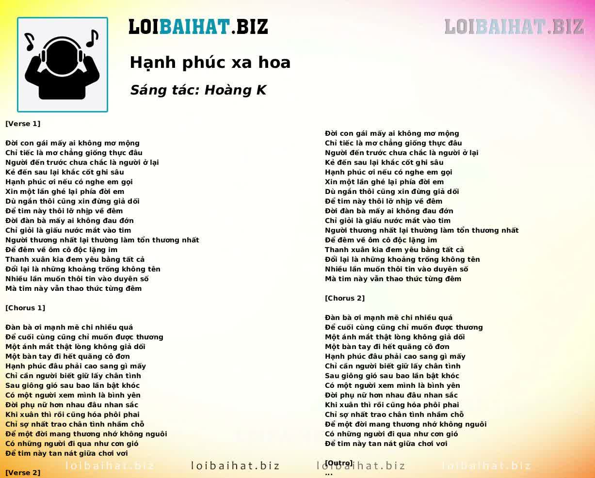 Hạnh phúc xa hoa