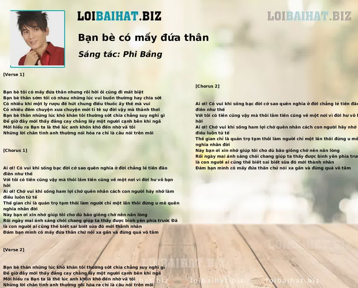 Bạn bè có mấy đứa thân