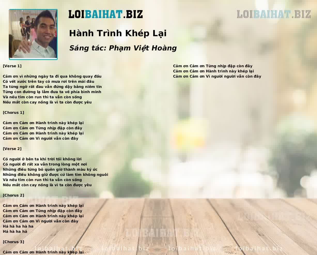 Hành Trình Khép Lại