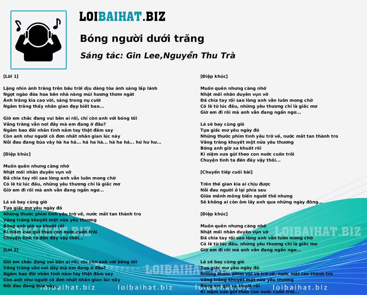 Bóng người dưới trăng