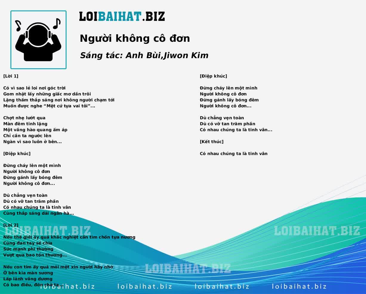 Người không cô đơn