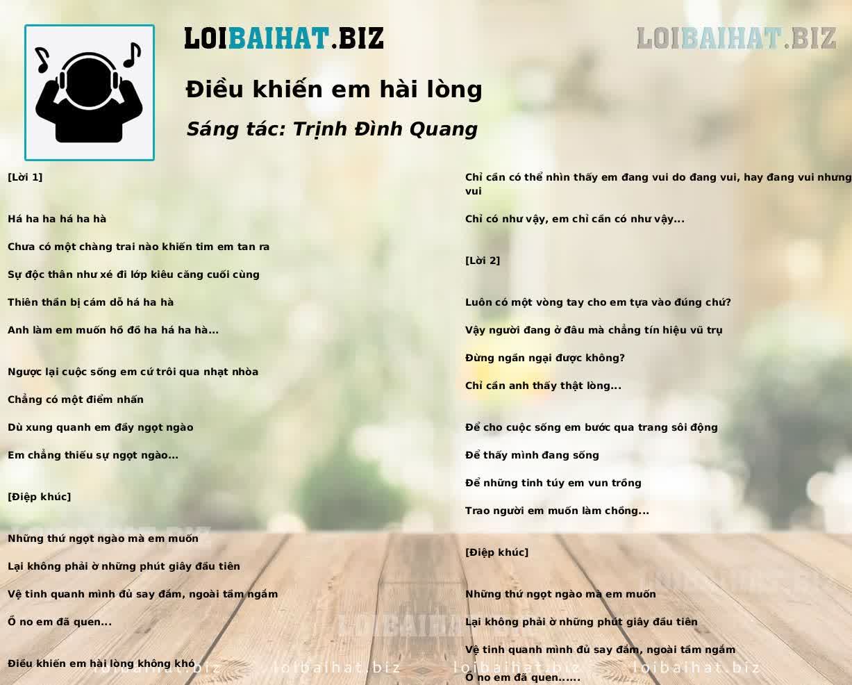 Điều khiến em hài lòng