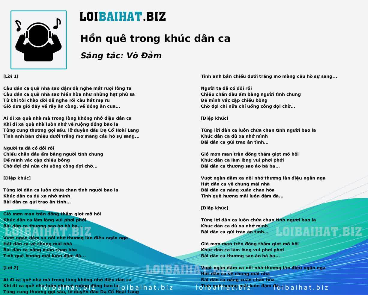 Hồn quê trong khúc dân ca