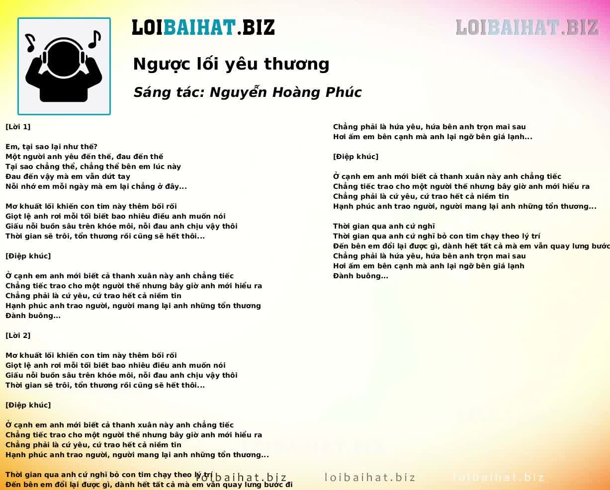 Ngược lối yêu thương