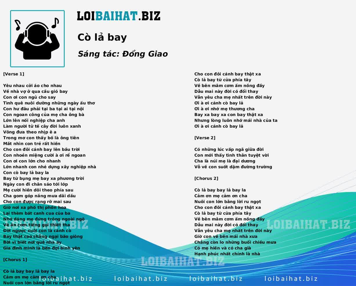 Cò lả bay