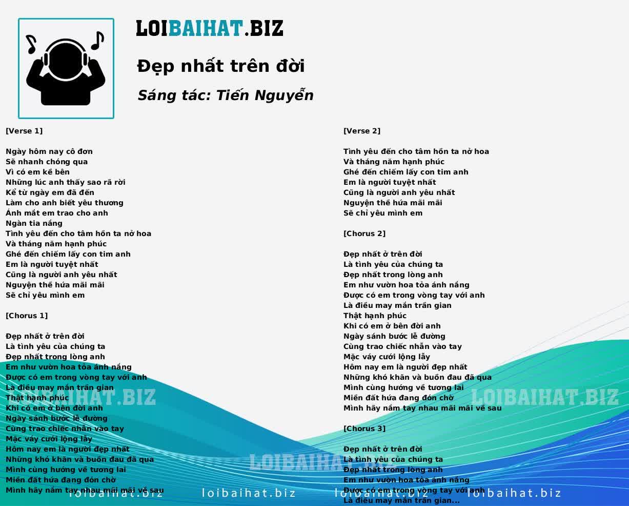 Đẹp nhất trên đời