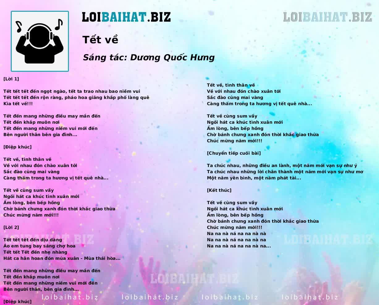 Tết về