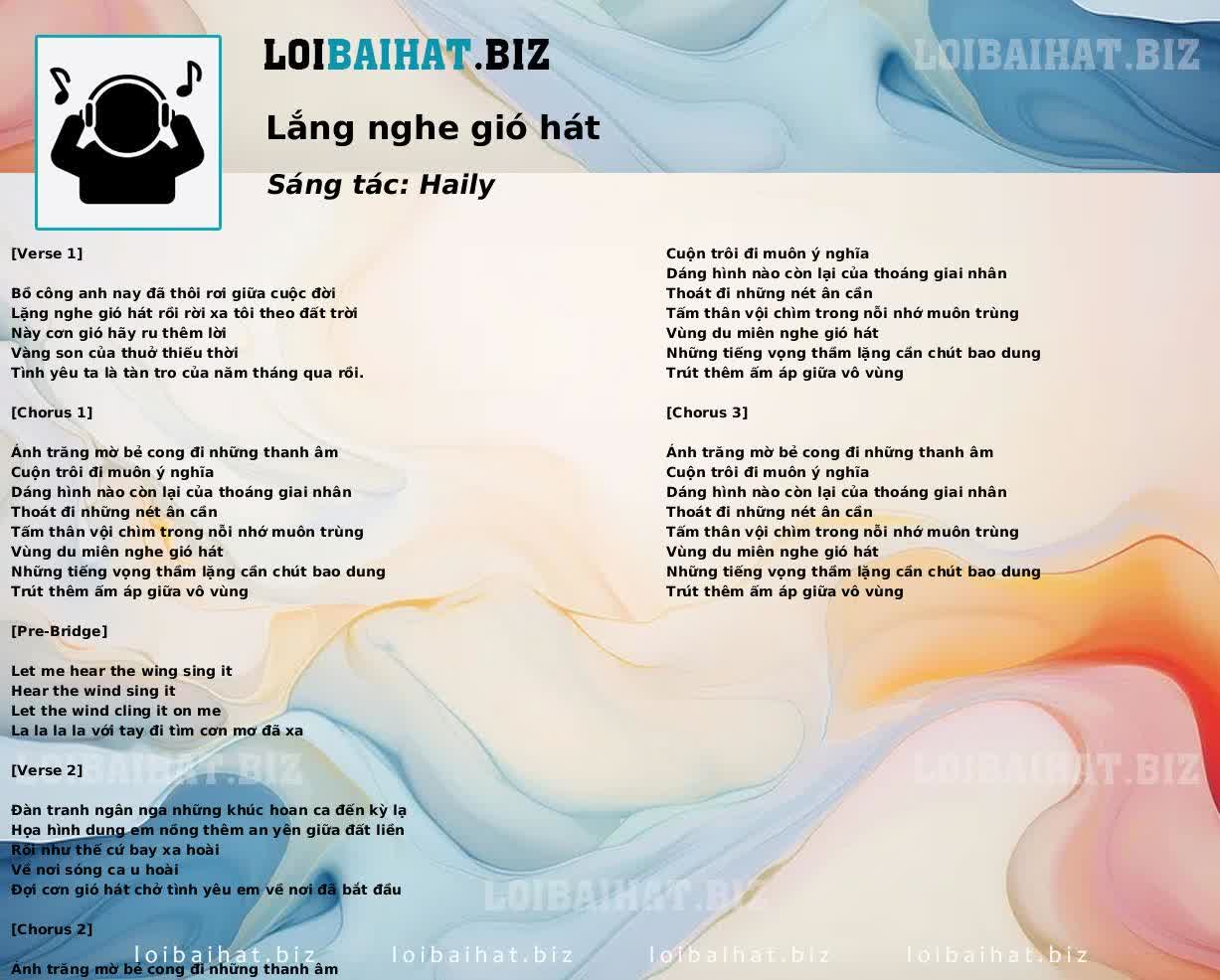 Lắng nghe gió hát