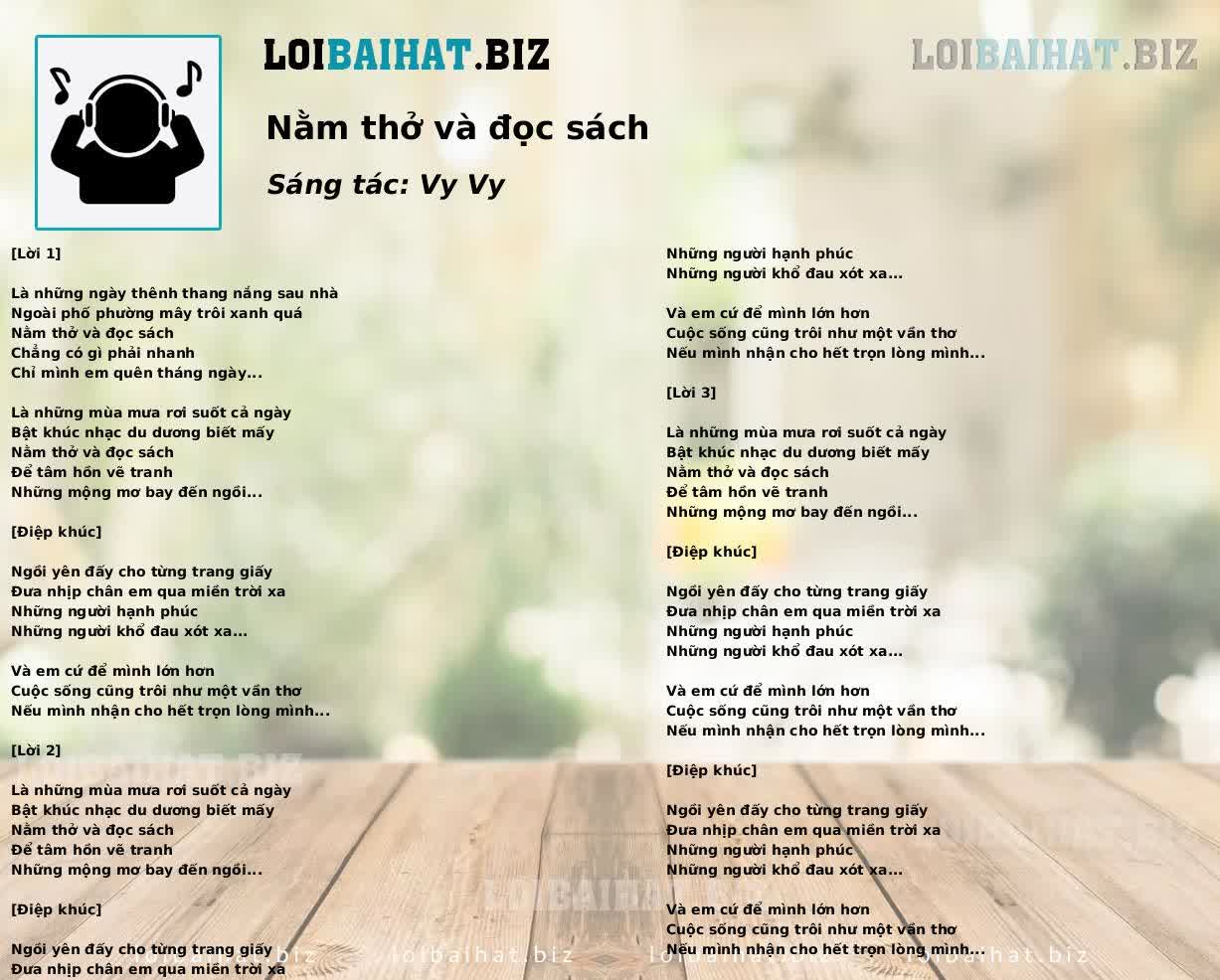 Nằm thở và đọc sách