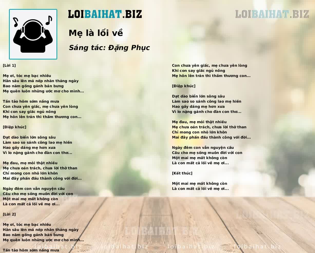 Mẹ là lối về