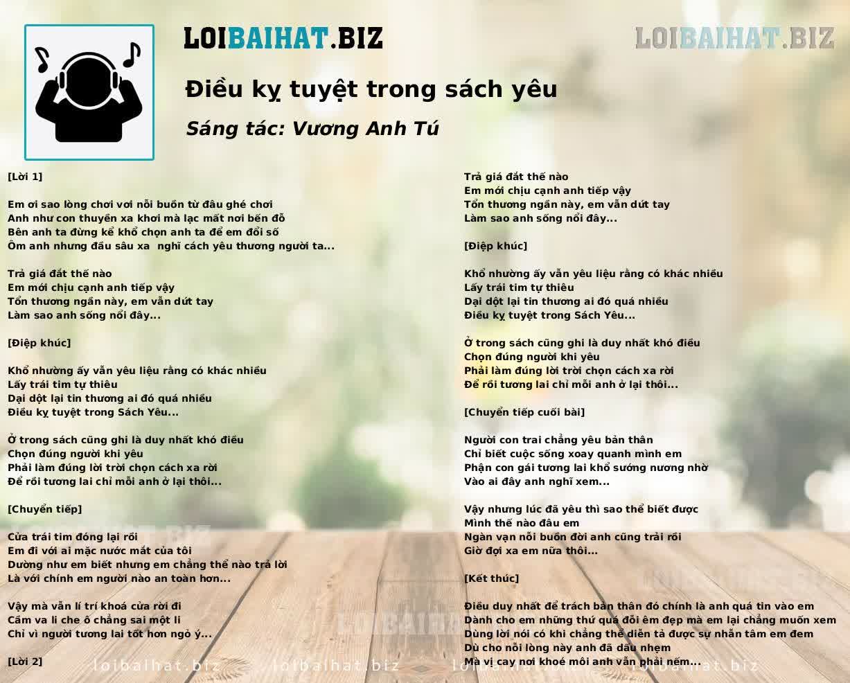 Điều kỵ tuyệt trong sách yêu