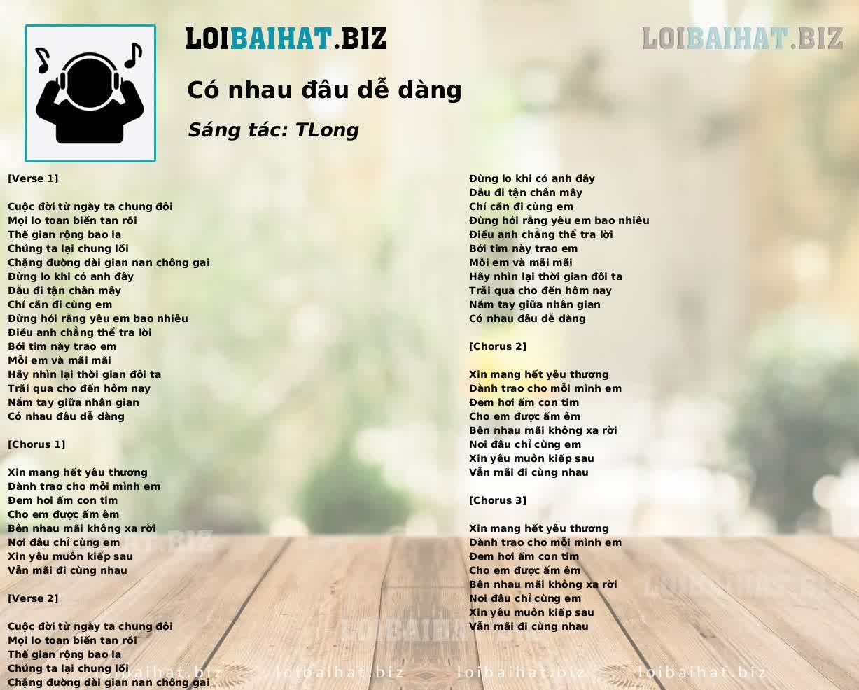 Có nhau đâu dễ dàng