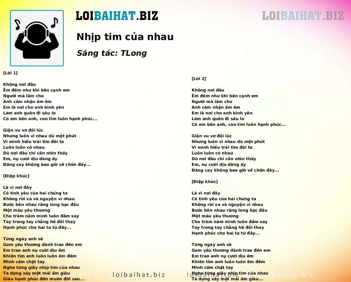 Nhịp tim của nhau