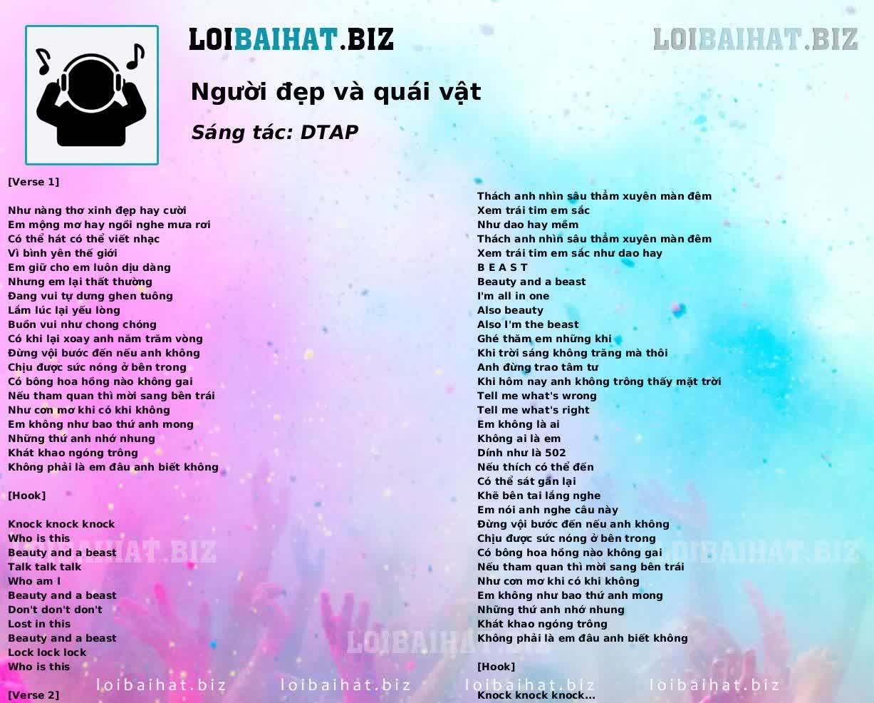 Người đẹp và quái vật