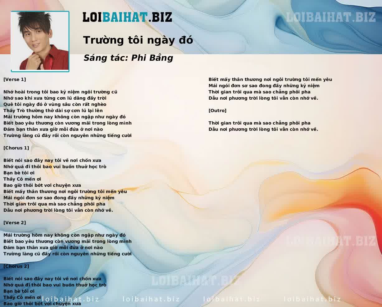 Trường tôi ngày đó