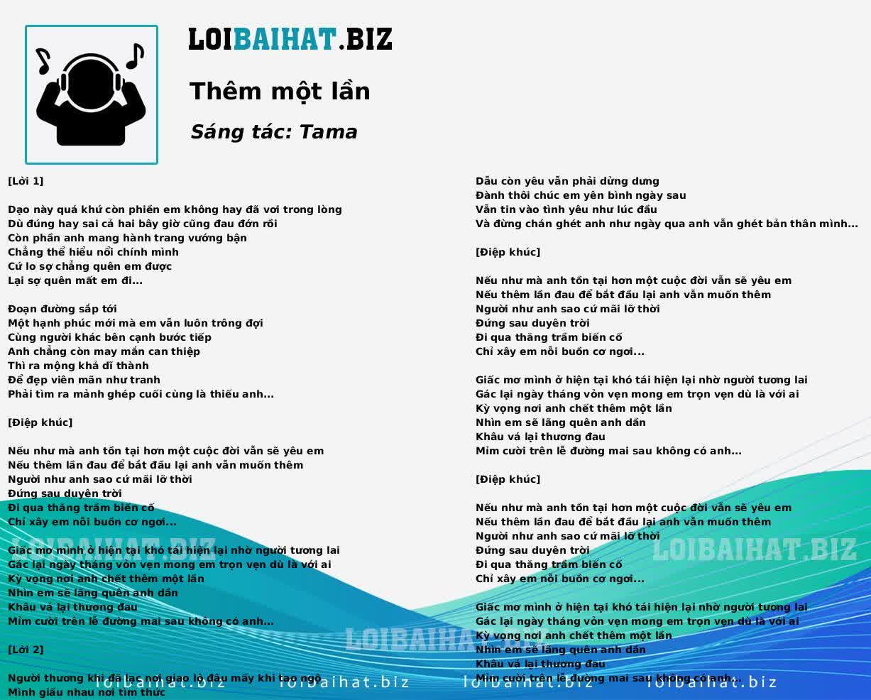 Thêm một lần