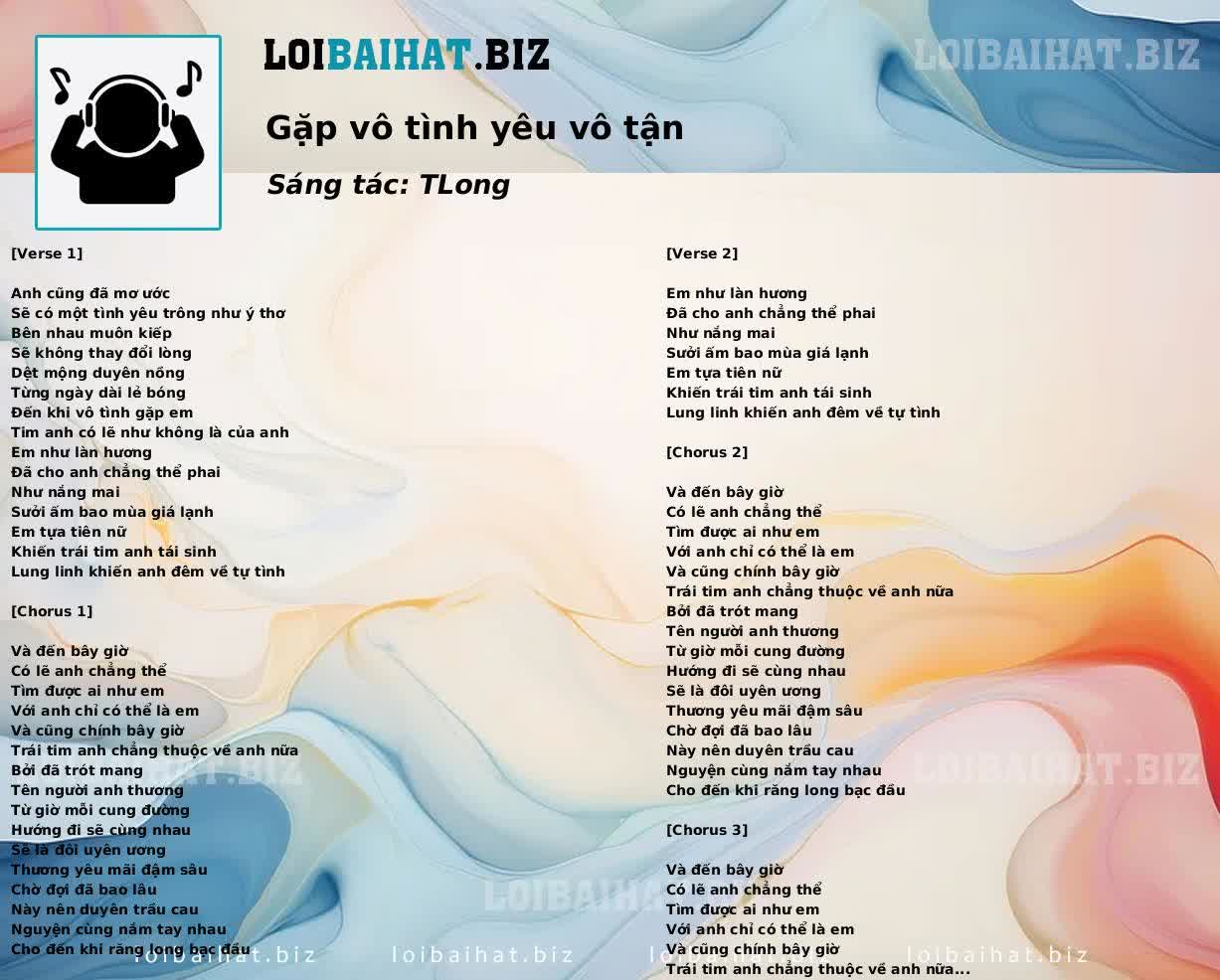 Gặp vô tình yêu vô tận