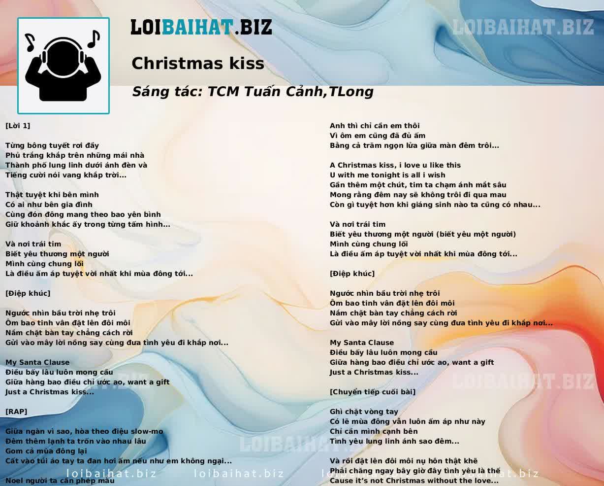 Christmas kiss