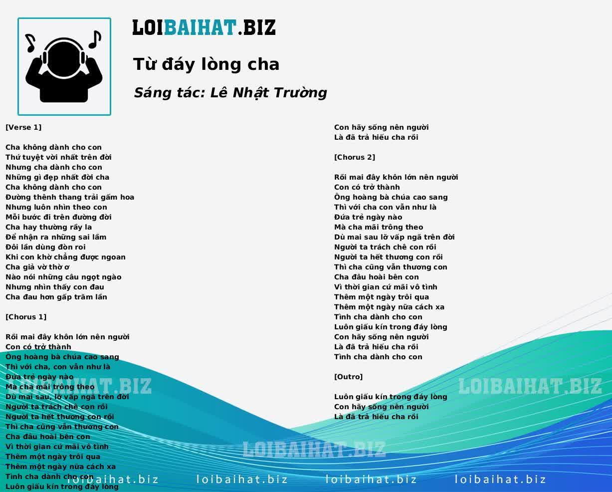 Từ đáy lòng cha