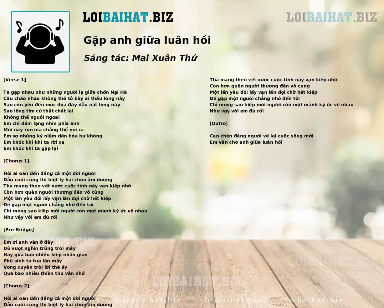 Gặp anh giữa luân hồi