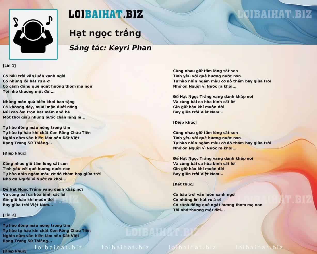 Hạt ngọc trắng