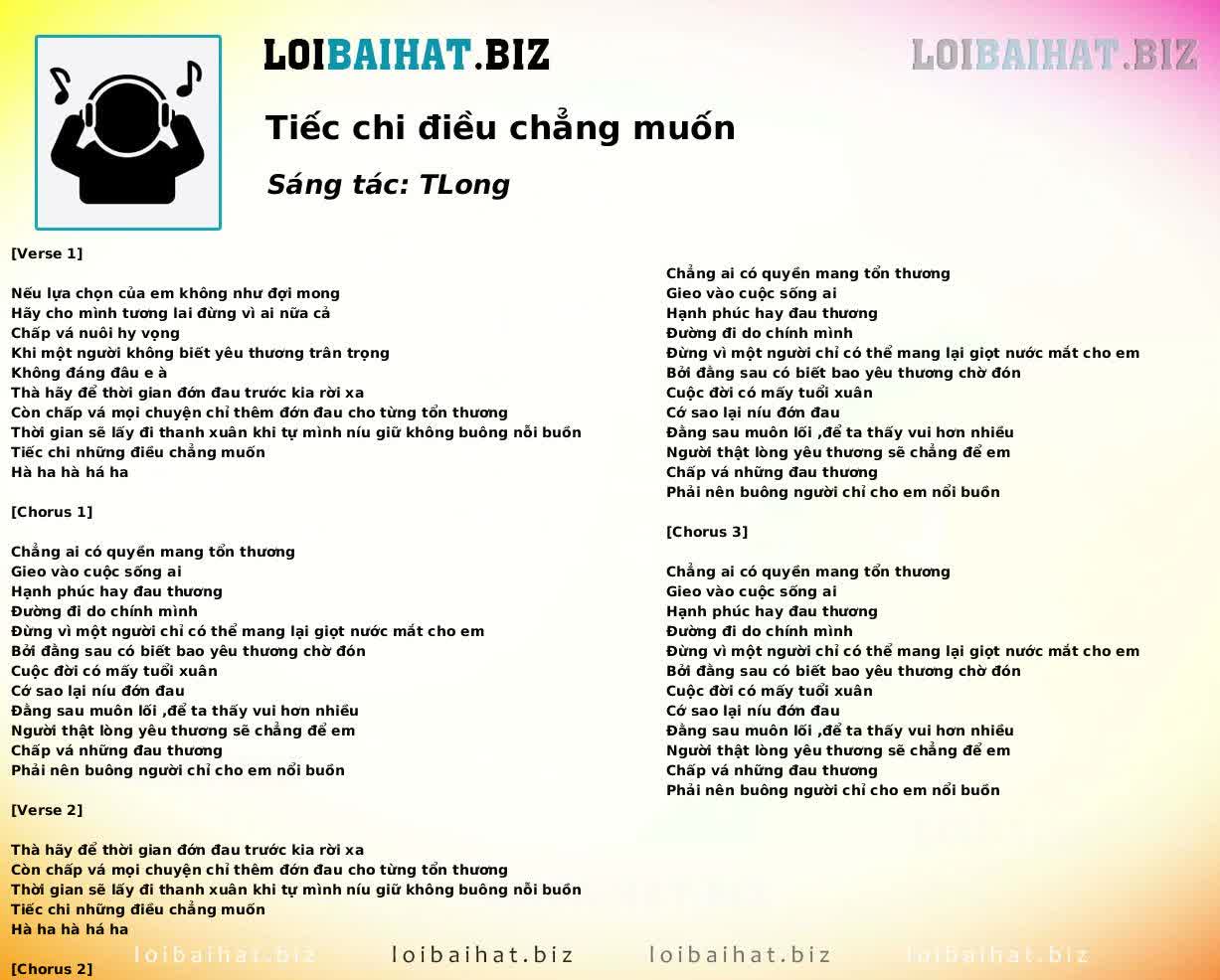 Tiếc chi điều chẳng muốn