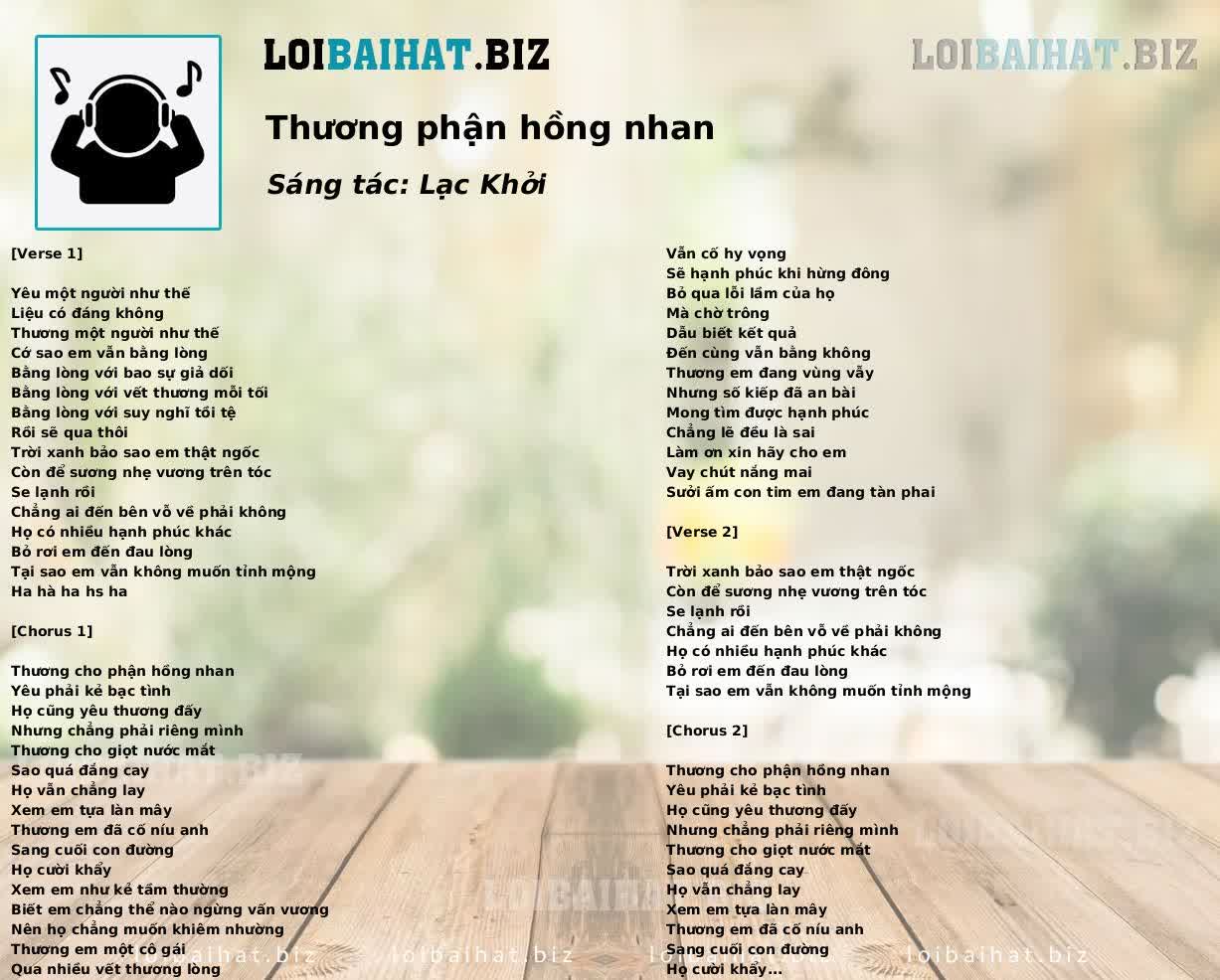 Thương phận hồng nhan