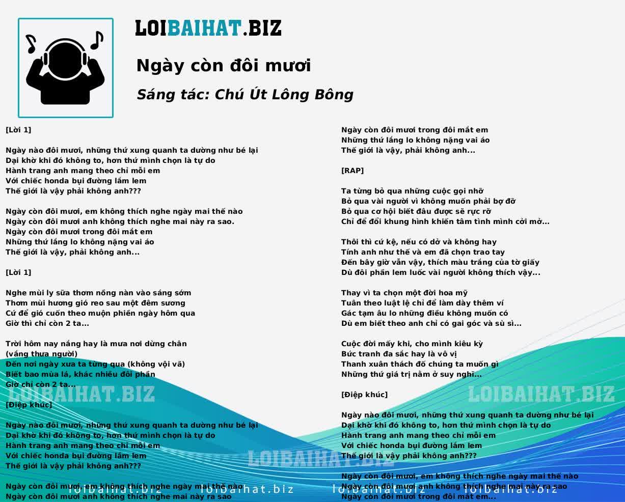 Ngày còn đôi mươi
