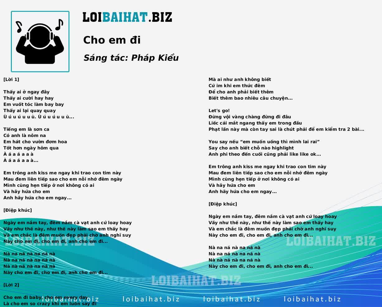 Cho em đi