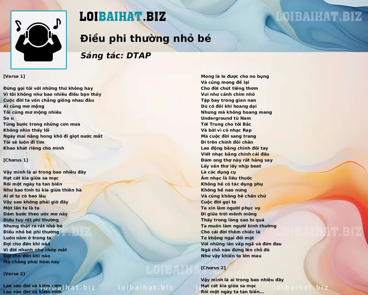 Điều phi thường nhỏ bé