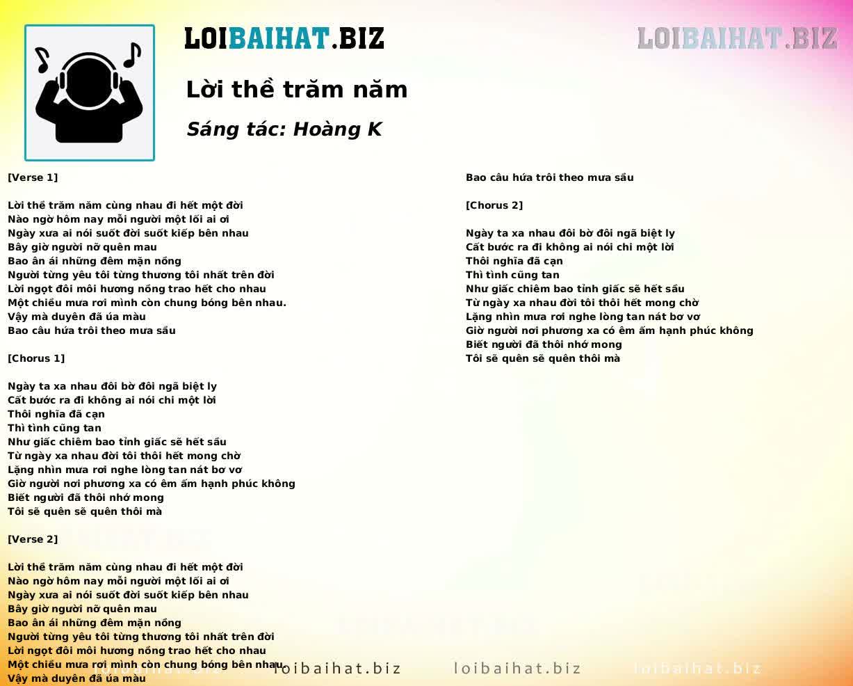 Lời thề trăm năm